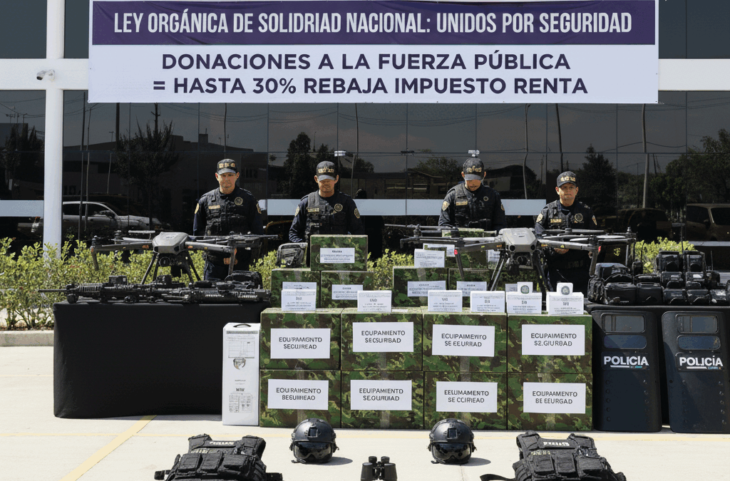 EL SRI ESTABLECE LAS NORMAS QUE REGULAN EL PROCEDIMIENTO PARA ACCEDER AL BENEFICIO DE REBAJA DEL IMPUESTO A LA RENTA POR DONACIONES A FAVOR DE LA POLICÍA NACIONAL Y/O FUERZAS ARMADAS
