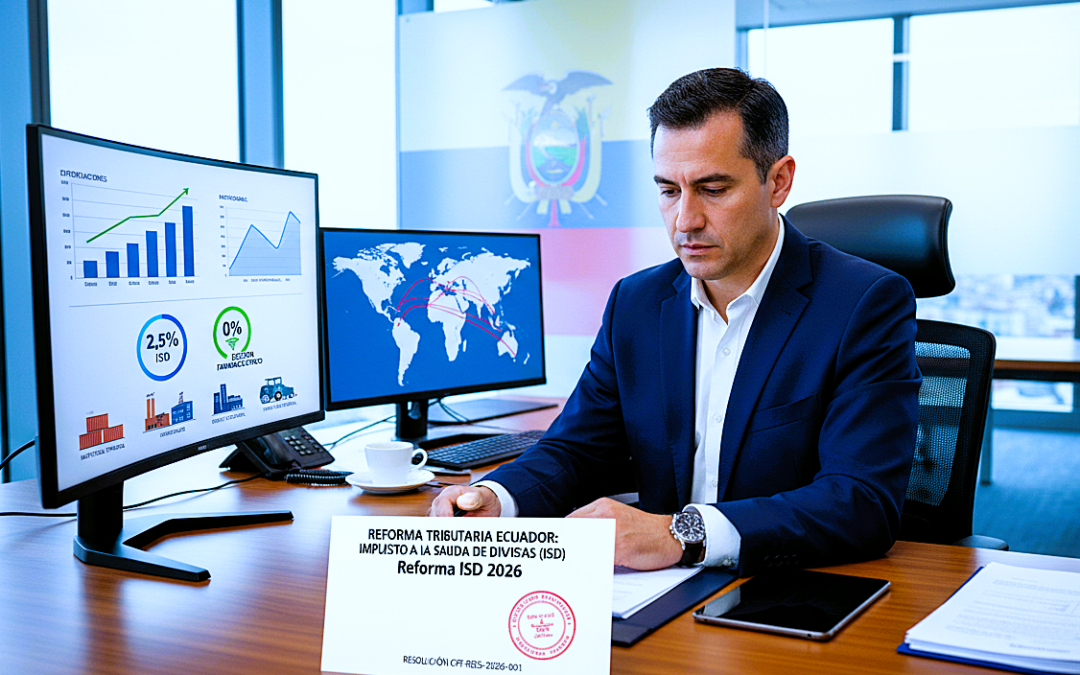 EL COMITÉ DE POLÍTICA TRIBUTARIA REFORMA LAS CONDICIONES PARA LA DEVOLUCIÓN DEL ISD EN IMPORTACIÓN DE MATERIAS PRIMAS E INSUMOS A EXPORTADORES HABITUALES